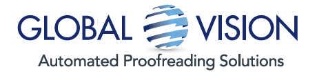 Global Vision Inc. - Automated Proofreading Solutions - Logo