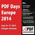 PDF Association PDF Days Europe 2014 - Logo
