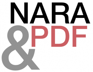 National Archives (NARA) and PDF - Logo