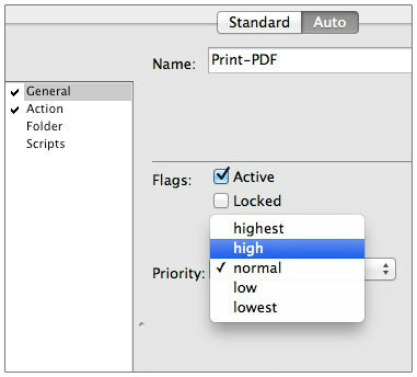 axaio software MadeToPrint Auto and Server  - Input Folders Priorities Settings - Picture