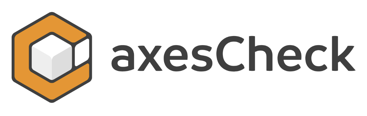 axesCheck - Logo with text