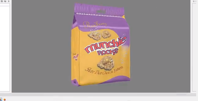Creative Edge Software - iC3D Suite Special Effects - Attach Adobe Illustrator Artwork to 3D Flexible Foiled Bag - Bild