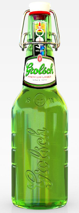 iC3D Opsis Model - Livsmedel - Grolsch Premium Lager Beer flaska - Bild
