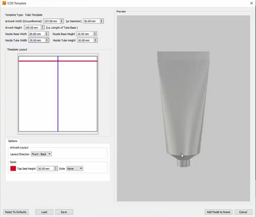 iC3D - Tub-modell - Bild