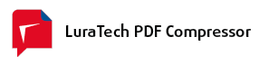 LuraTech PDF Compressor - Logo med Text