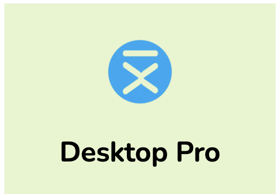 PDFix Desktop Pro icon with text - Ikon