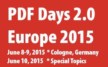 PDF Association PDF Days Europe 2015 - Logo