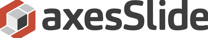 axesSlide - Logo med horisontell text