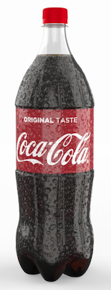 iC3D Spritzing - Livsmedel - Coke Spritzed flaska - Bild