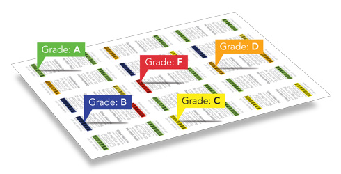 BarProof Press Sheet and Grading - Picture