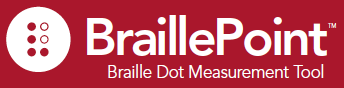 BraillePoint - Braille Dot Height Measurement Tool - Icon