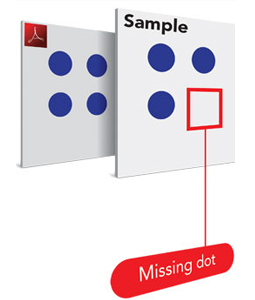 BrailleProof - Missing Dot - Picture
