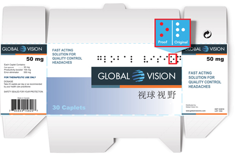 BrailleProof - Pharmaceutical Carton - Picture