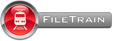 FileTrain - Logo with Text