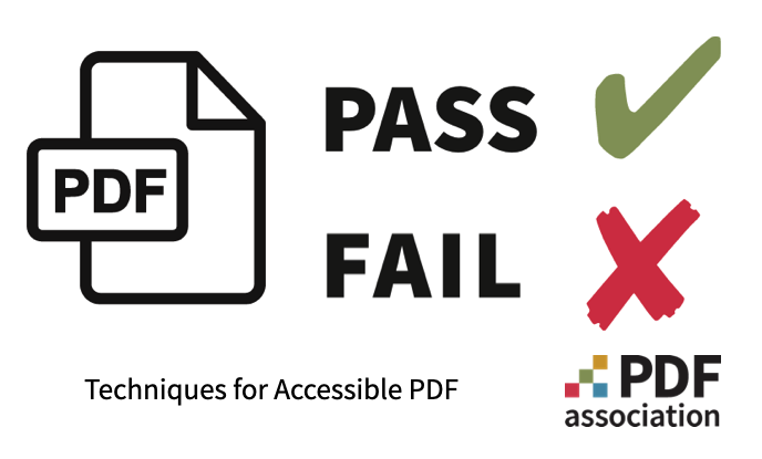 PDF Association, Webinars: Techniques for Accessible PDF - Banner