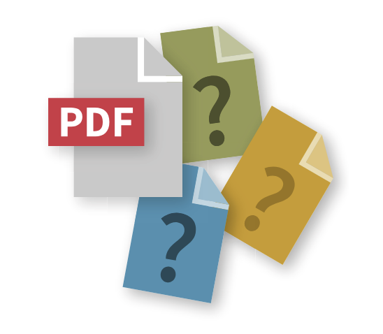 PDF Question Marks - Picture