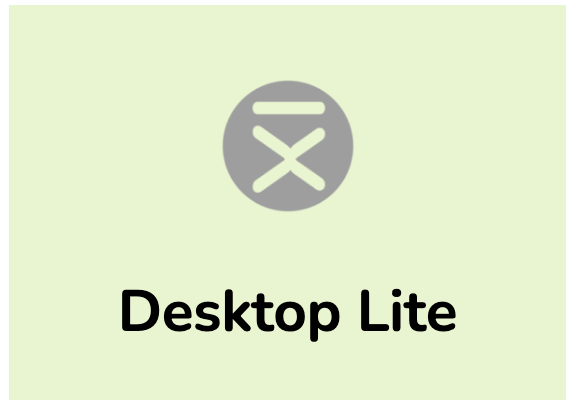 PDFix Desktop Lite ikon med text - Ikon