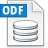 ODF Text logo